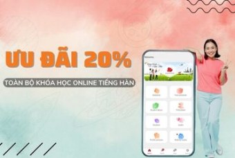 Khóa học tiếng Hàn online chỉ từ 2.000.000đ cùng hàng loạt ưu đãi hấp dẫn khác